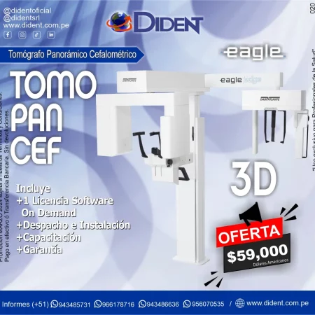 TOMÓGRAFO Panoramico Cefalometrico 3D Eagle Edge